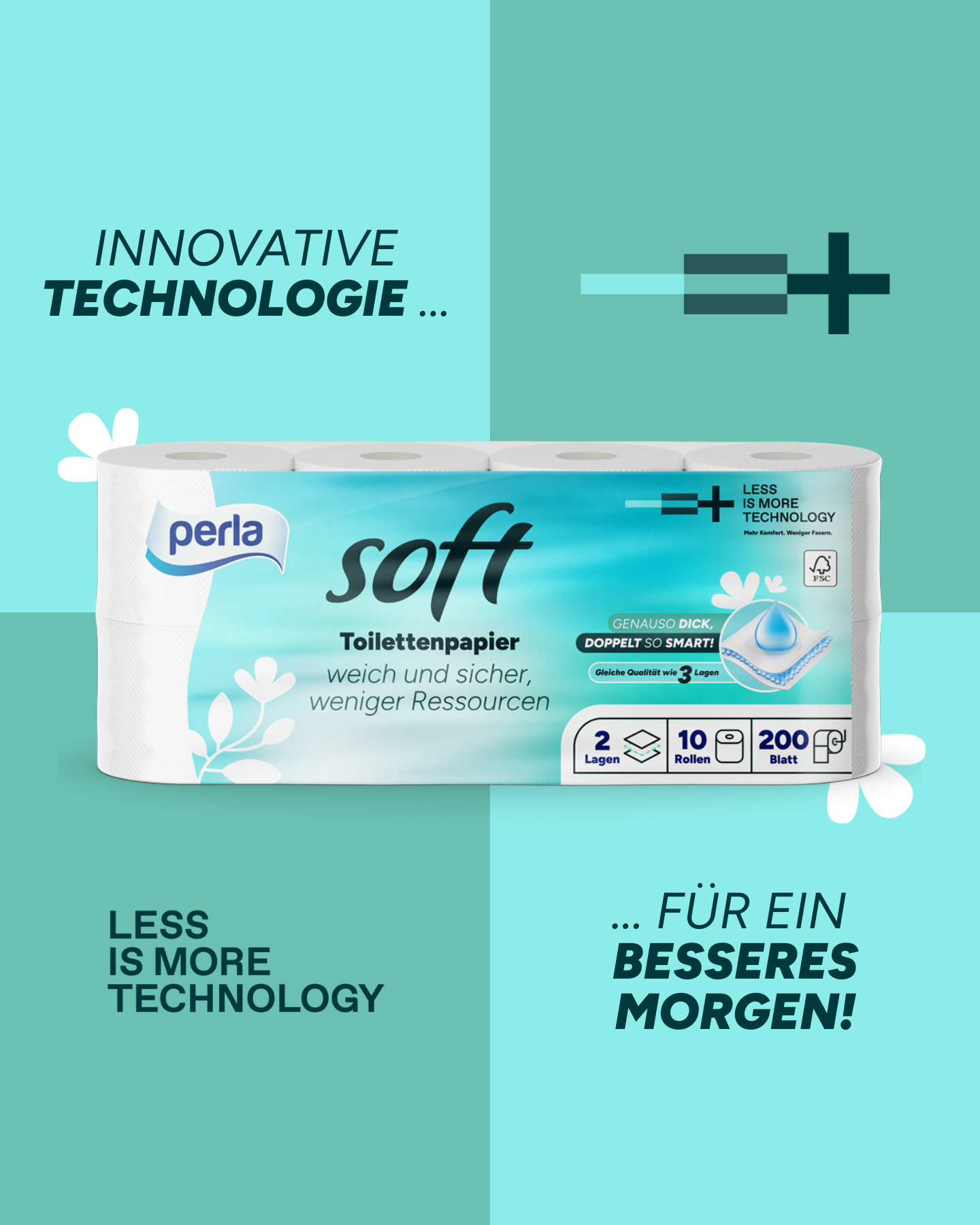 Less Is More Toilettenpapier (wie 3-lagig)