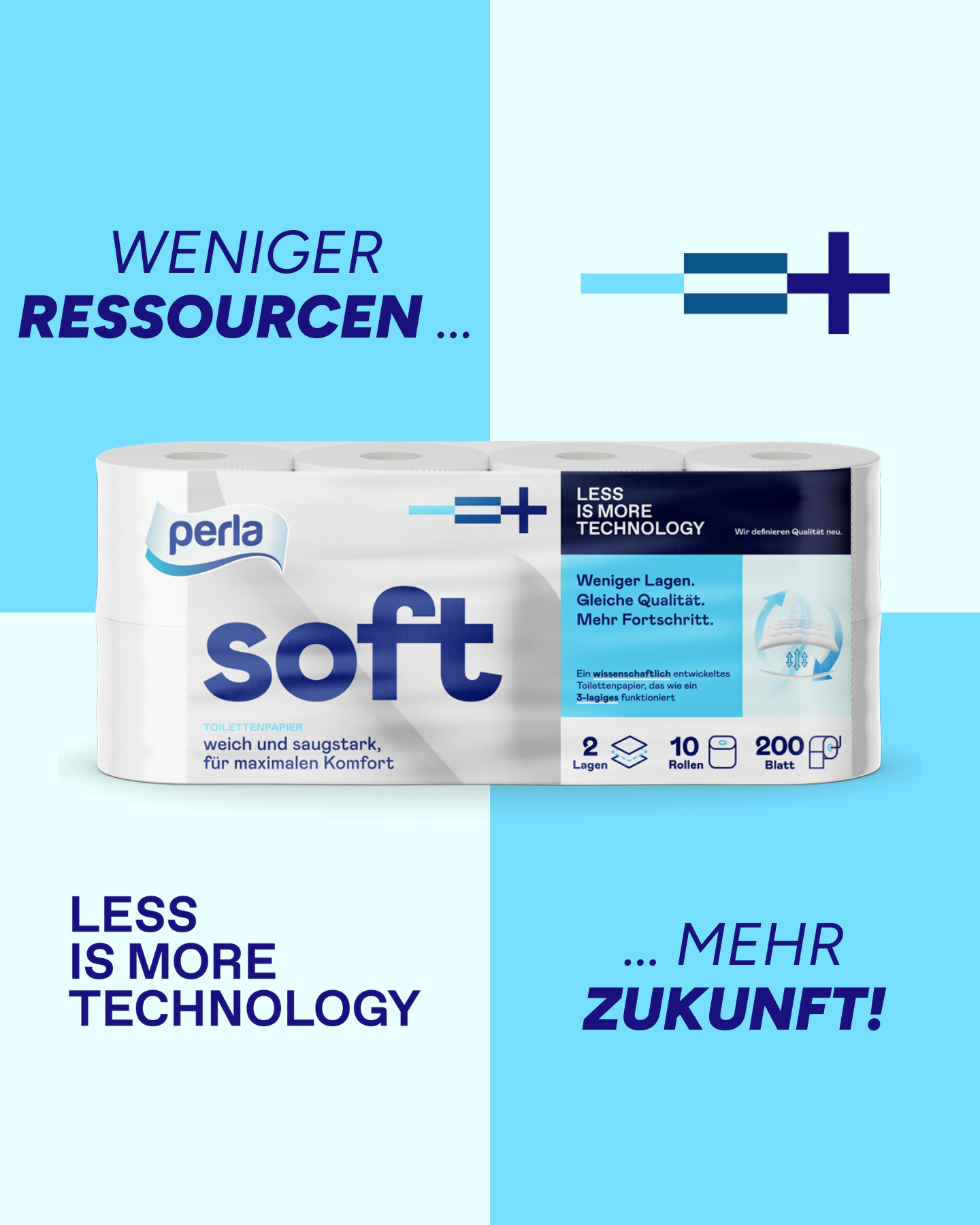 Less Is More Toilettenpapier (wie 3-lagig)